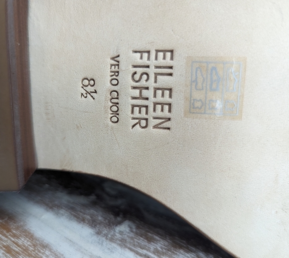 NWOT Eileen Fisher Suede Bootie Brown Size 8.5 - Picture 7 of 9